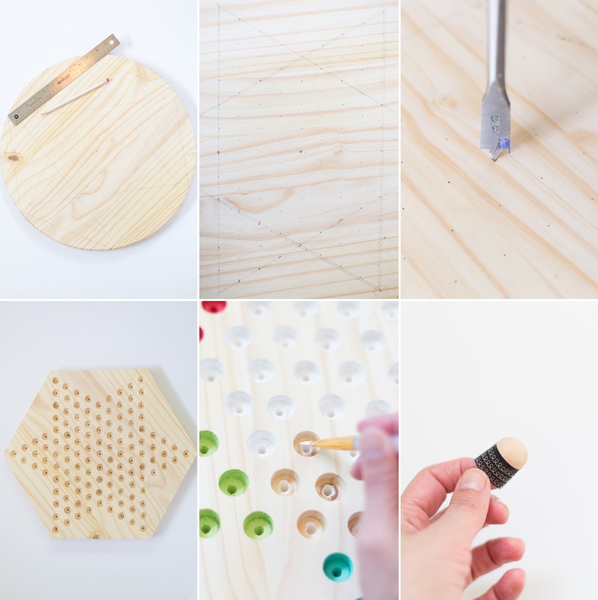 DIY Chinese Checkers Steps