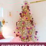 christmas decor for bedroom