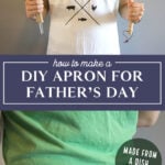 diy apron for fathers day
