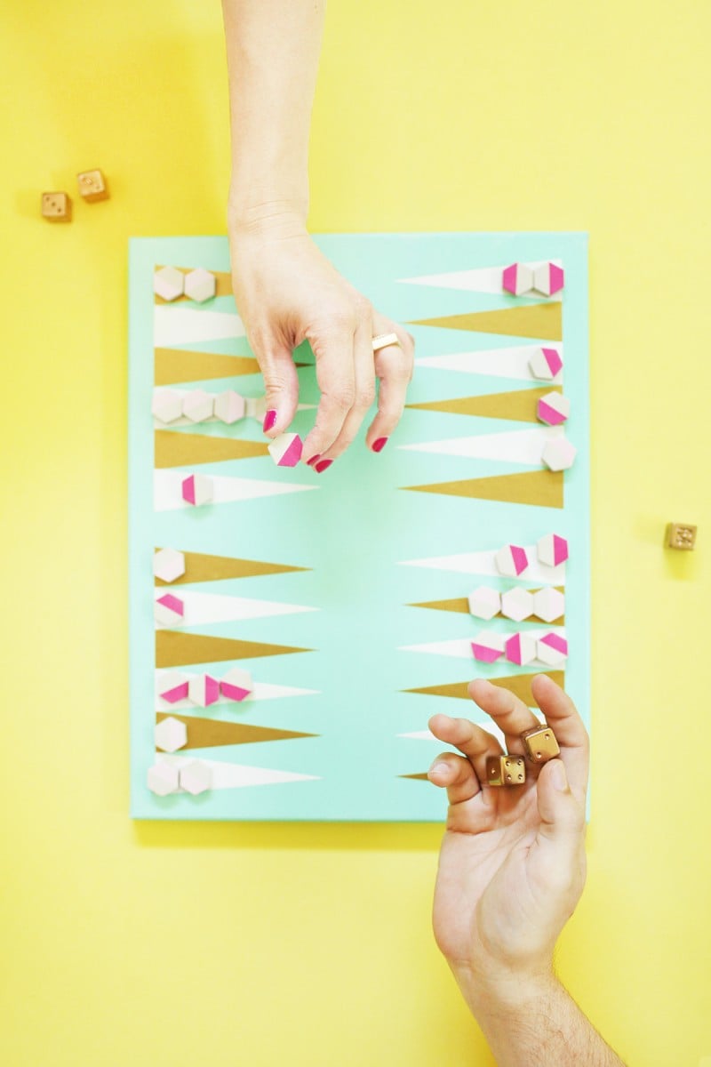 DIY Backgammon Game Art