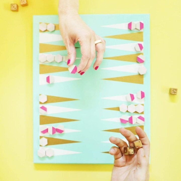 DIY Backgammon Game Art