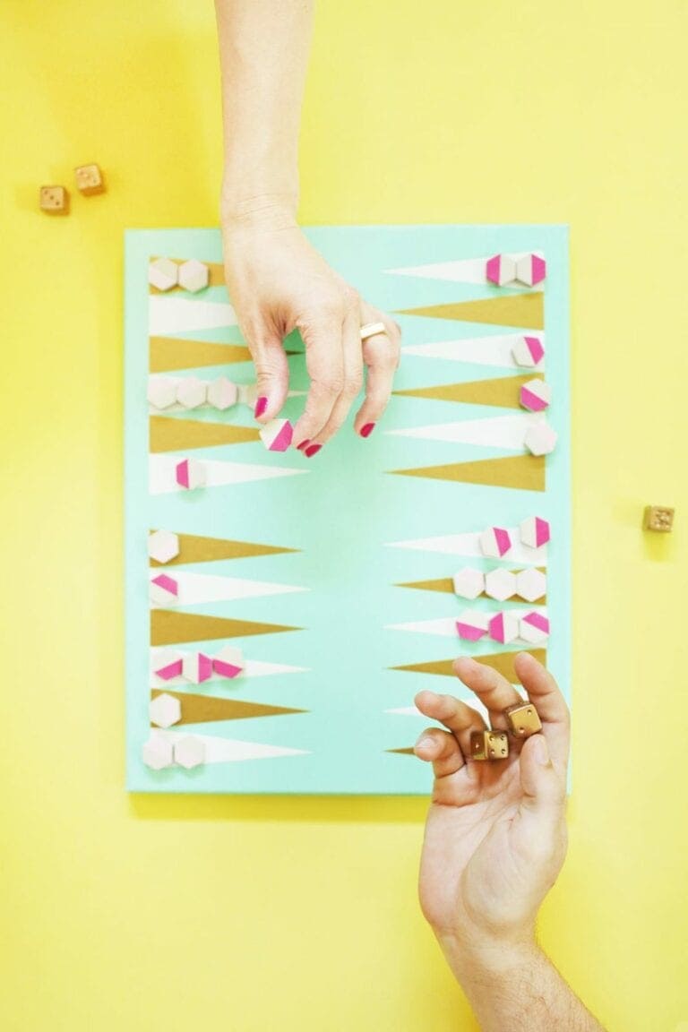 DIY Backgammon Game Art