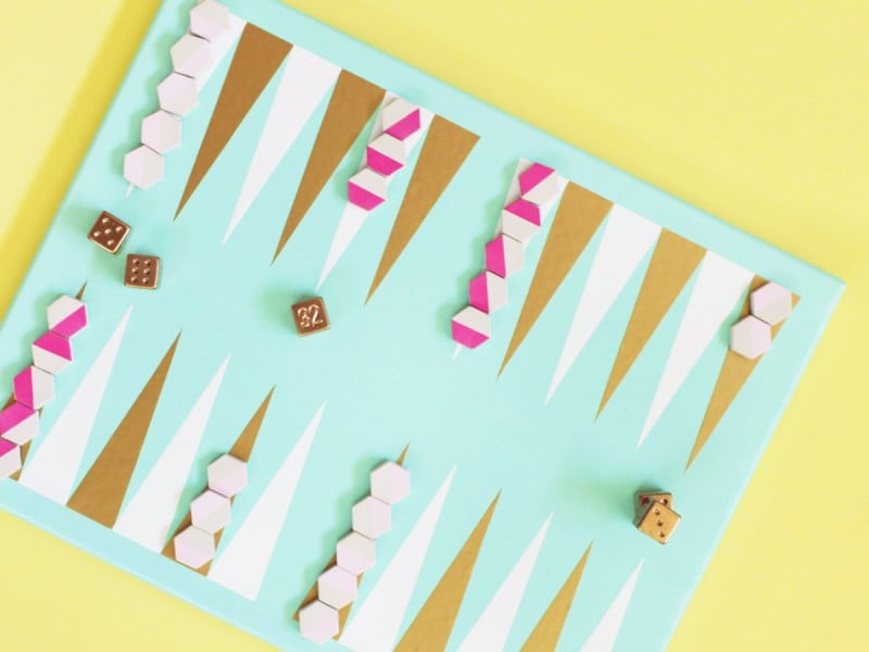 DIY Backgammon Game Art