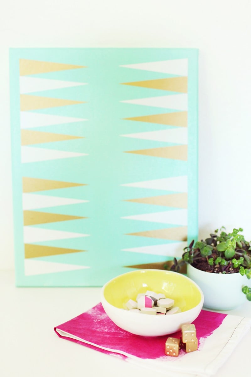 DIY Backgammon Game Art