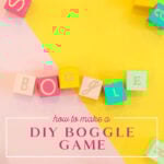 make a diy boggle game