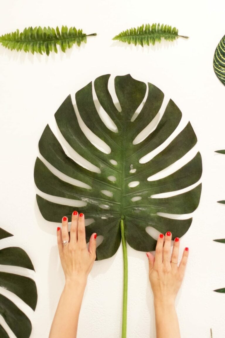 DIY Faux Botanical Photo Backdrop