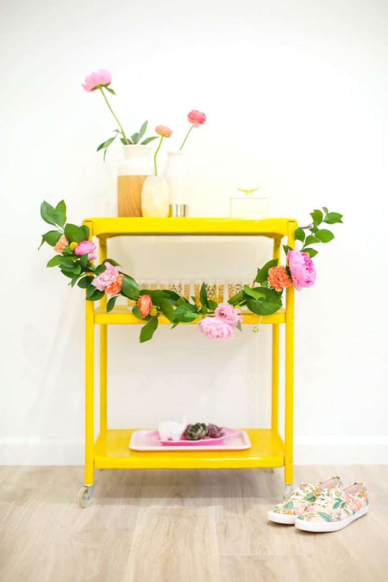 DIY Floral Swag Garland
