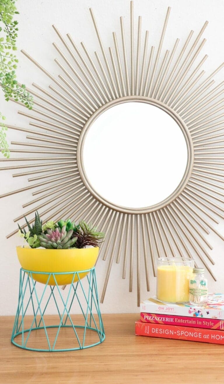 DIY Modern Bowl Planter