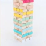 diy rainbow jenga game