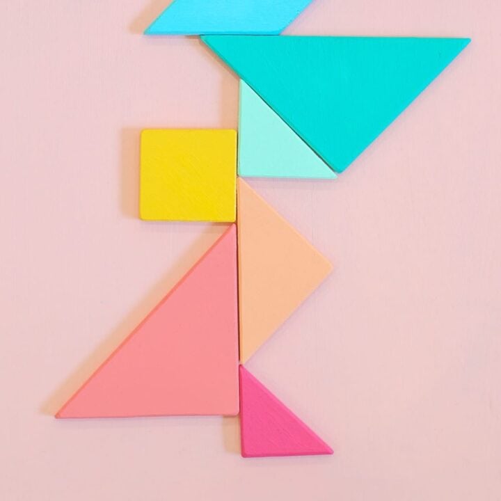 make easy diy tangrams