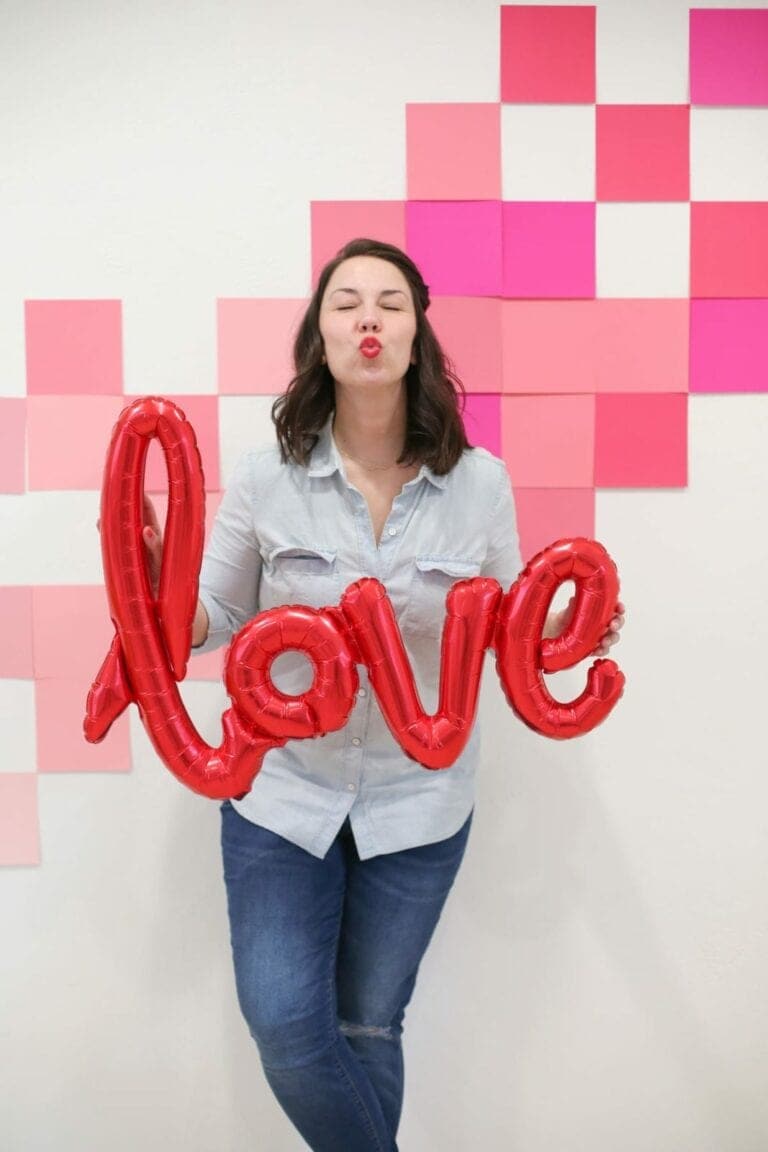 DIY Valentine’s Day Backdrop