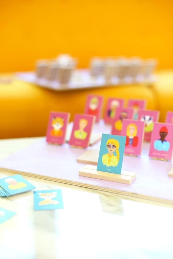 DIY Wes Anderson Guess Who Board Game