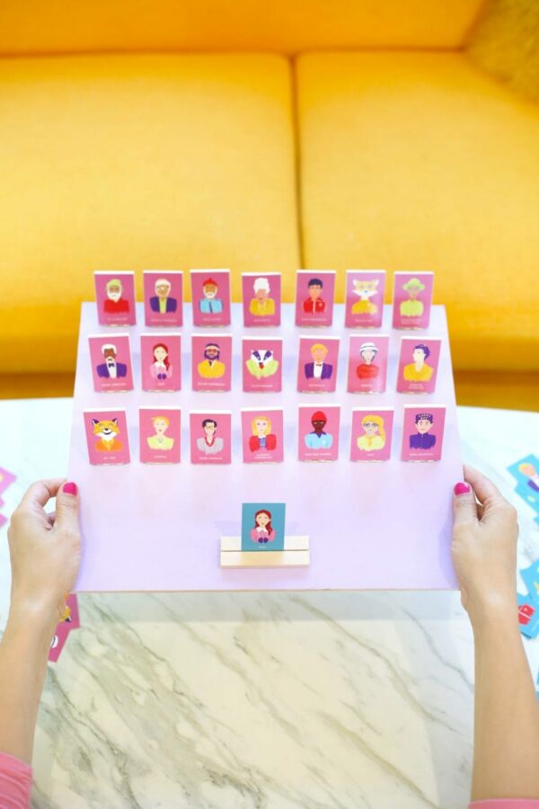 DIY Wes Anderson Guess Who Board Game