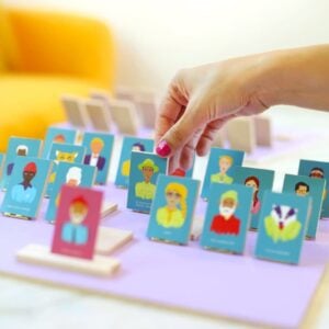 DIY Wes Anderson Guess Who Board Game