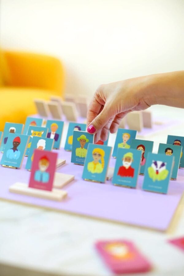 DIY Wes Anderson Guess Who Board Game