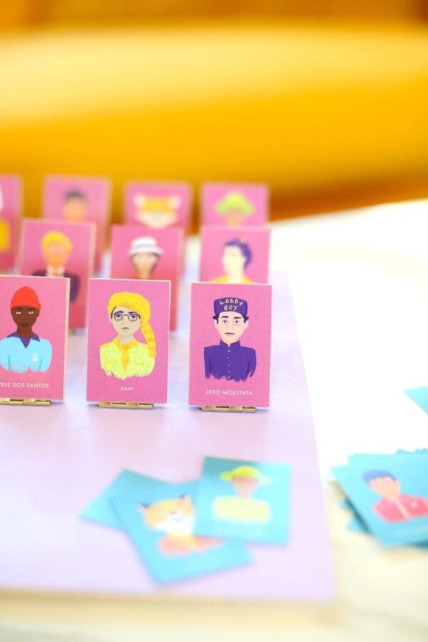 DIY Wes Anderson Guess Who Board Game