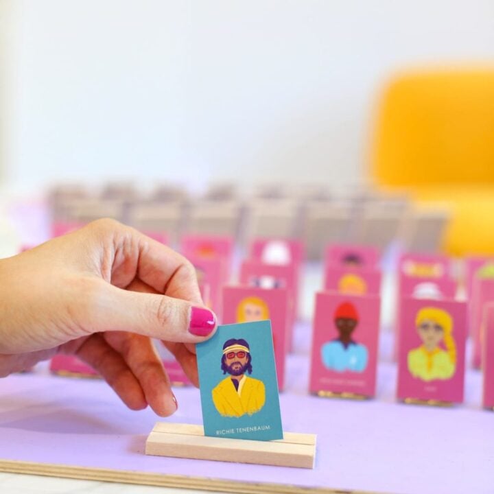DIY Wes Anderson Guess Who Board Game