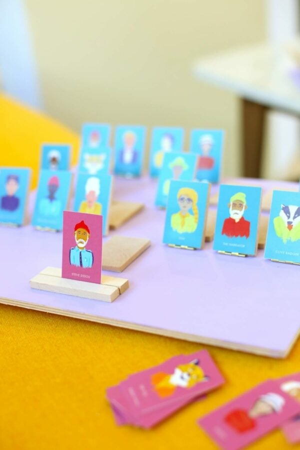 DIY Wes Anderson Guess Who Board Game