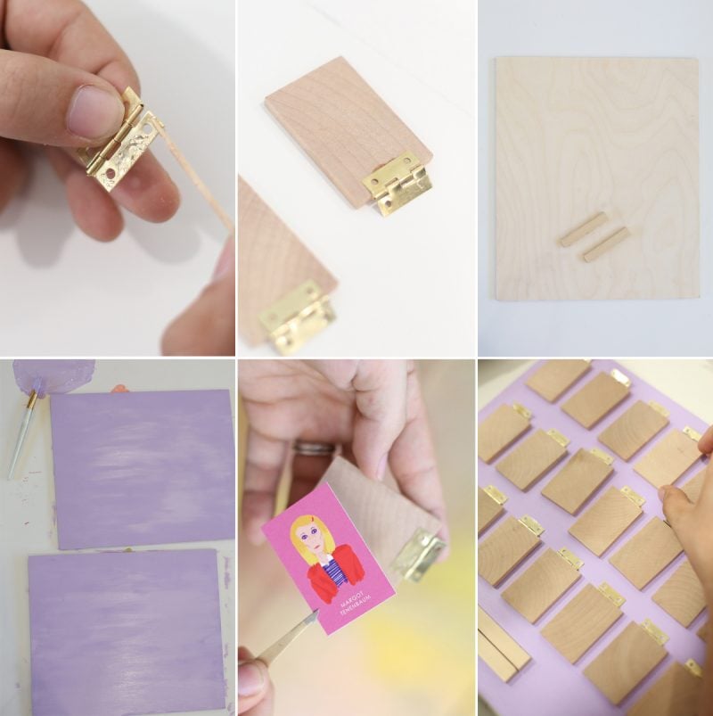 DIY Wes Anderson Guess Who Board Game