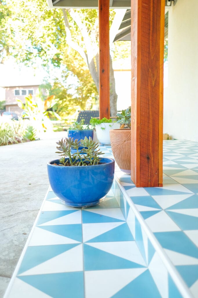 tile patio