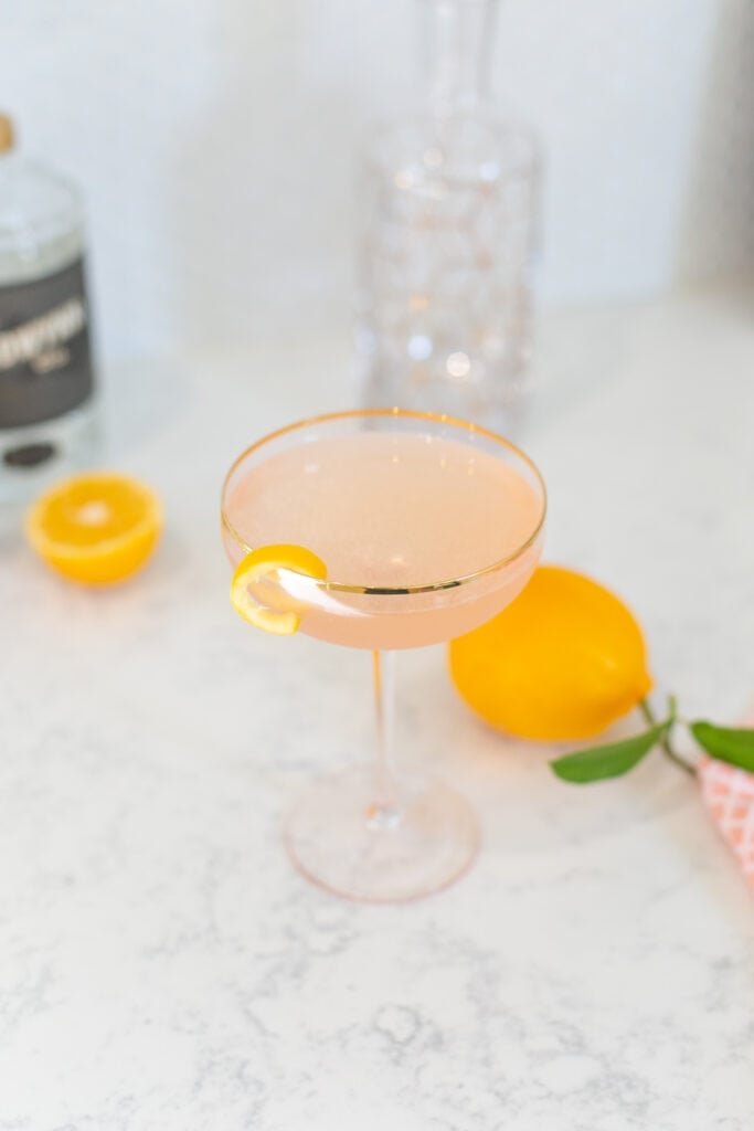 gin and prosecco cocktail