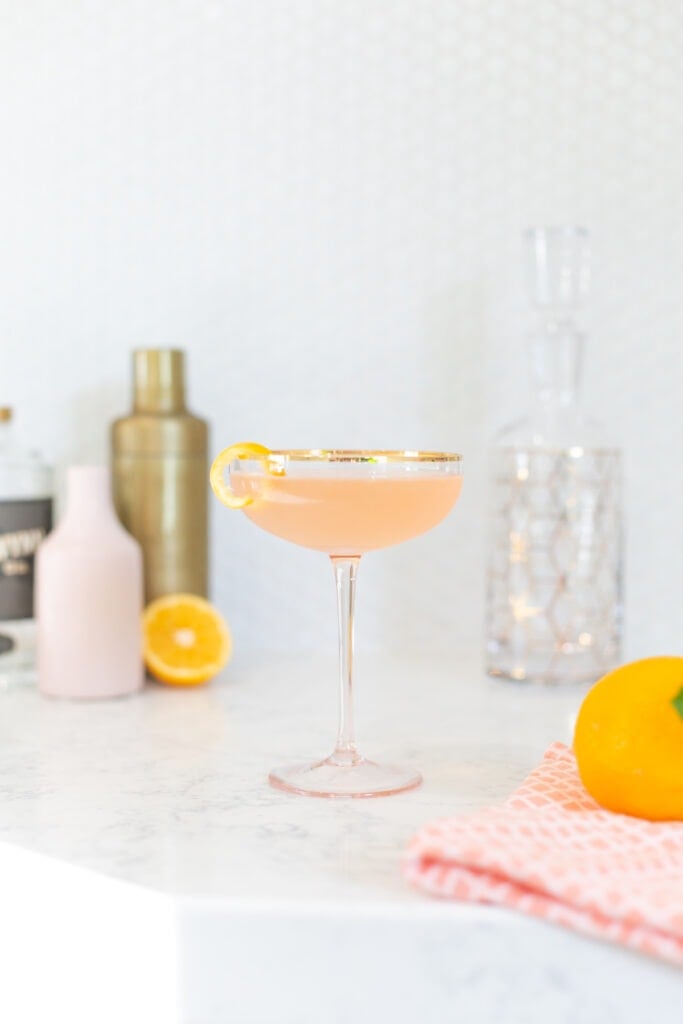 gin and prosecco cocktail