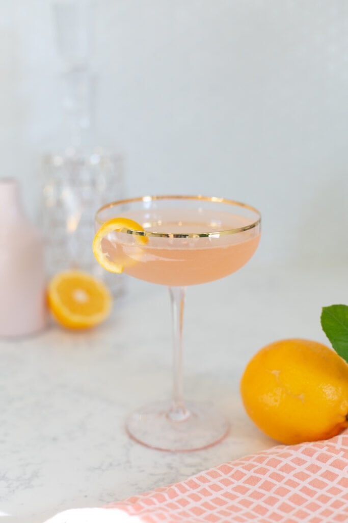 gin and prosecco cocktail