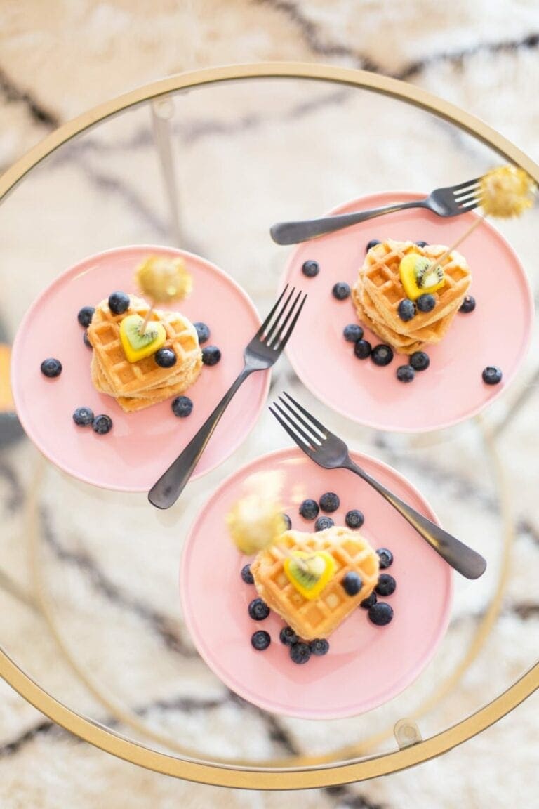 How to Make Heart Shaped Waffles for Valentine's Day