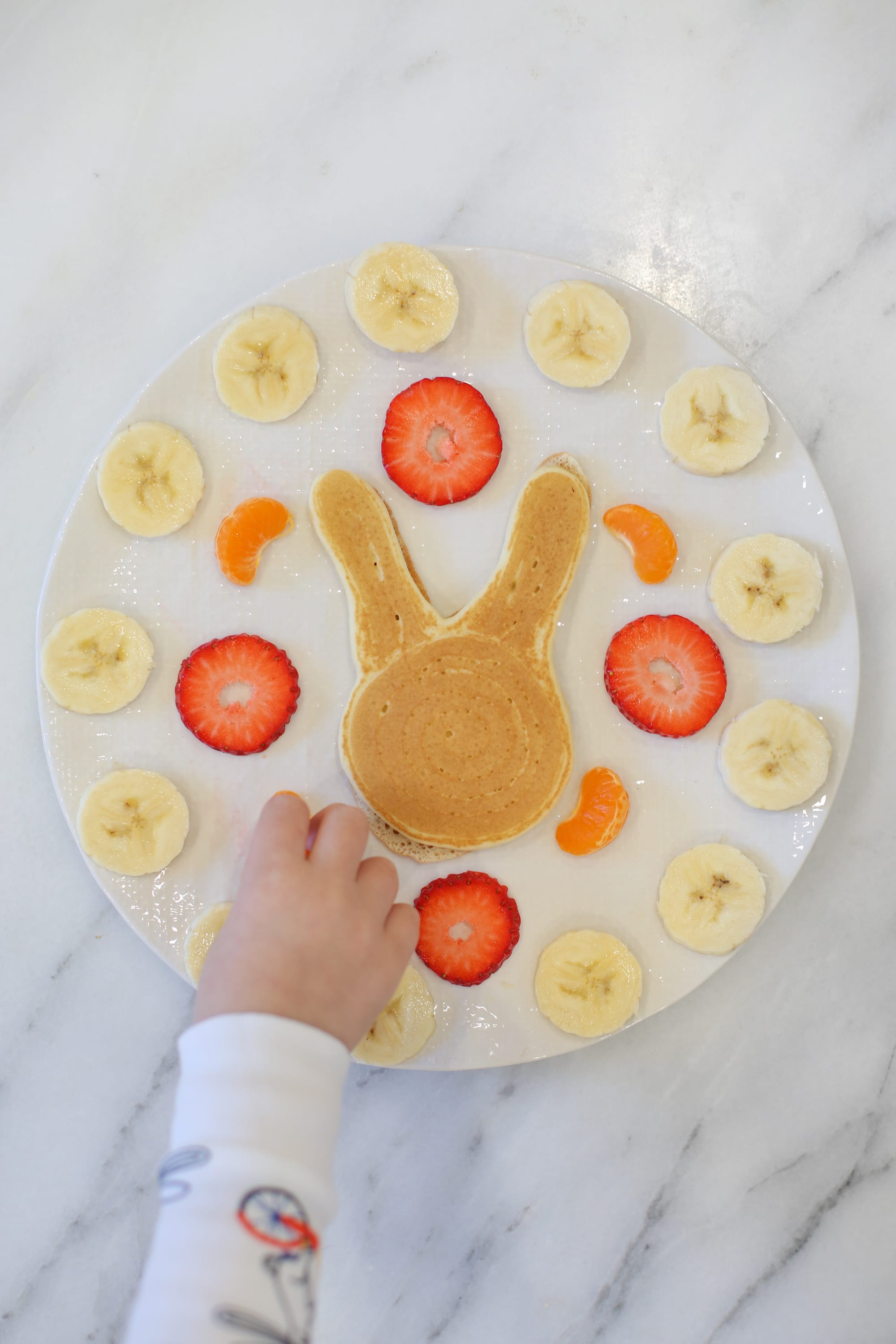 How to make bunny pancakes for Easter