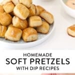 homemade soft pretzel bites