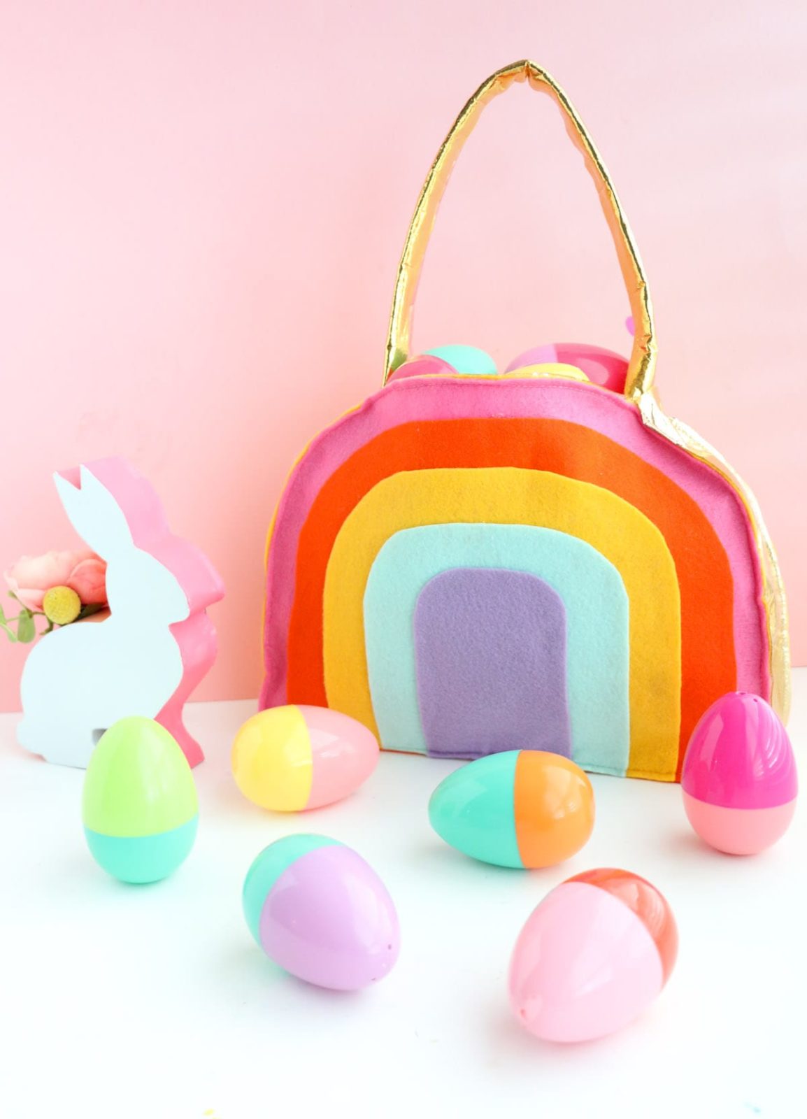 How to Make a Rainbow Easter Basket