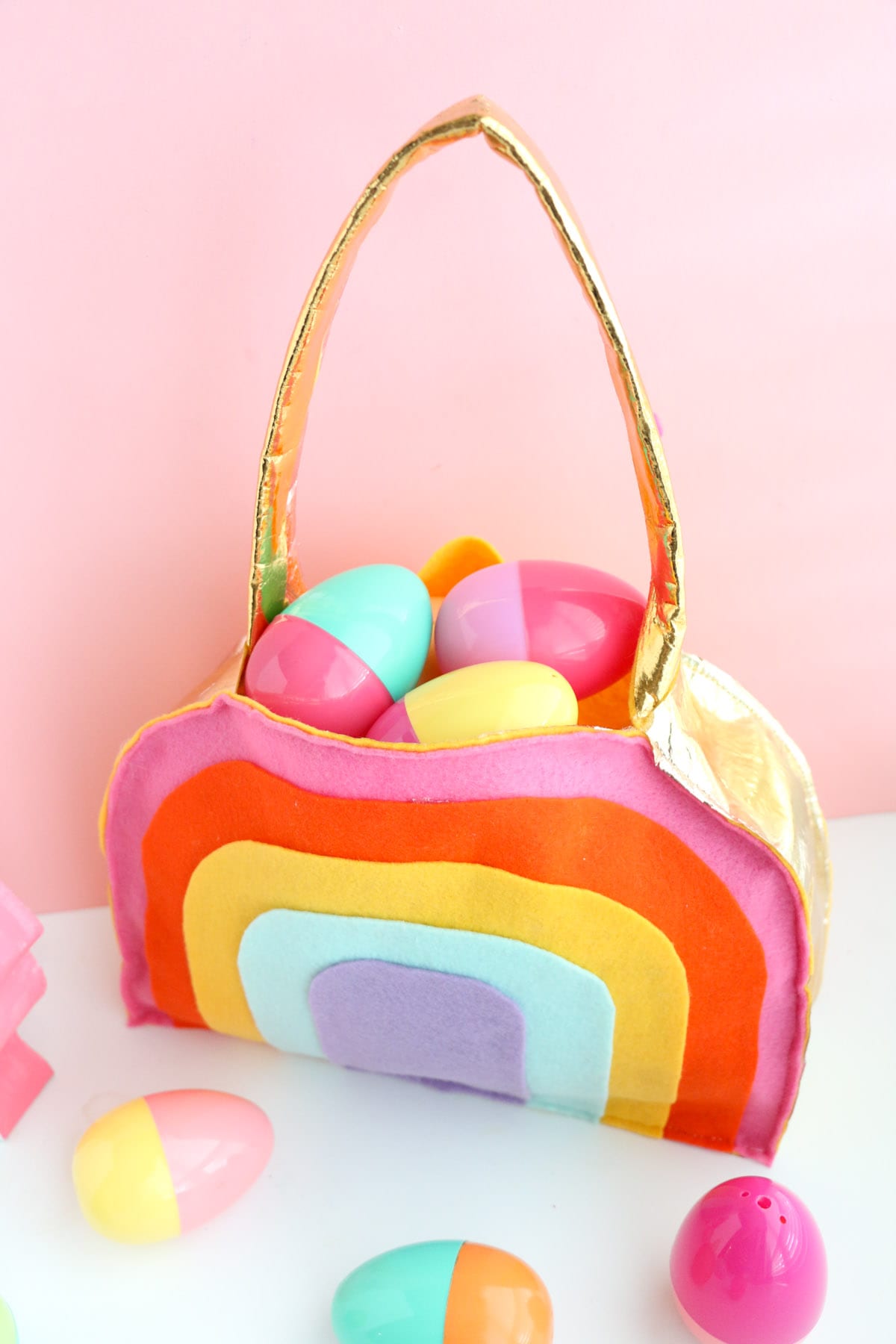 Make a Rainbow Easter Basket