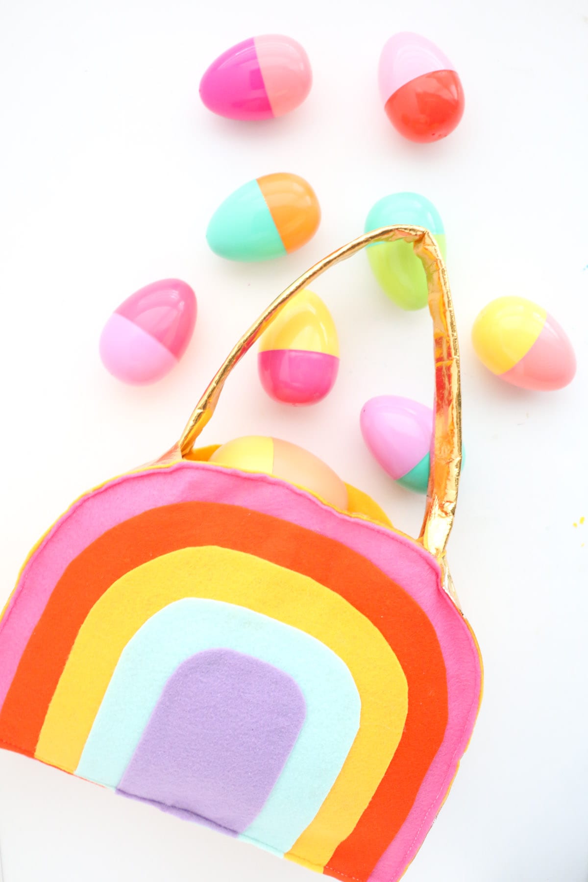 Make a Rainbow Easter Basket