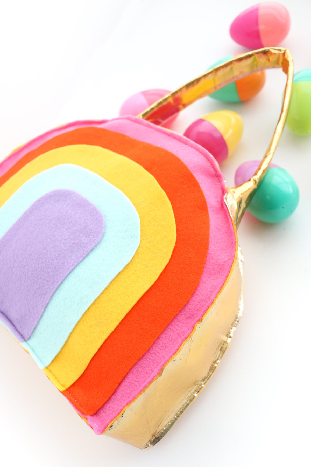 Make a Rainbow Easter Basket