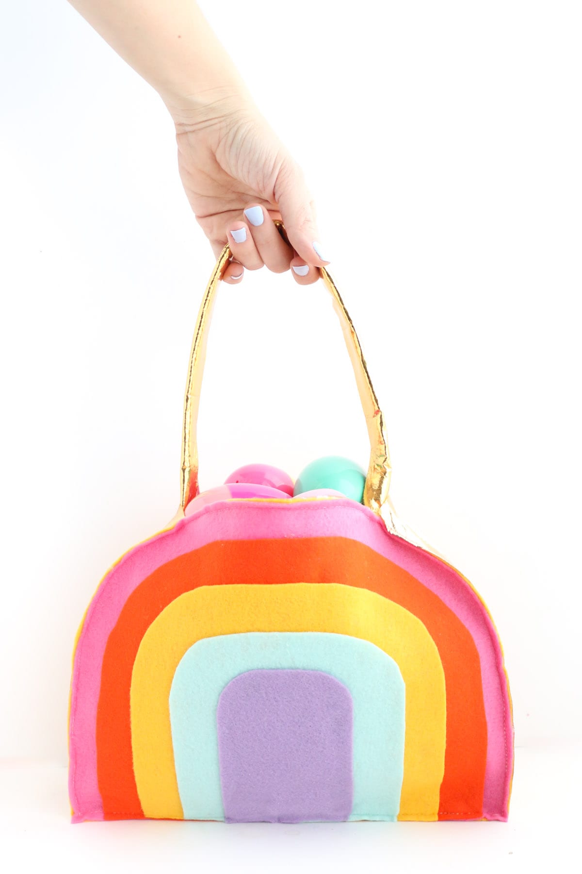 Make a Rainbow Easter Basket