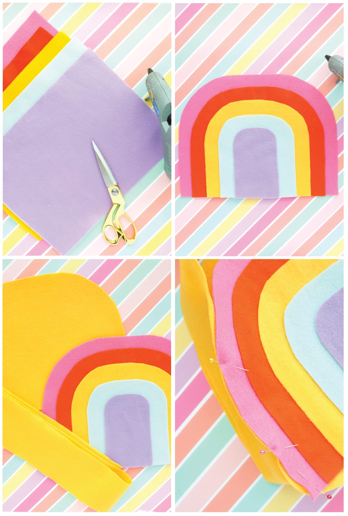 Make a Rainbow Easter Basket