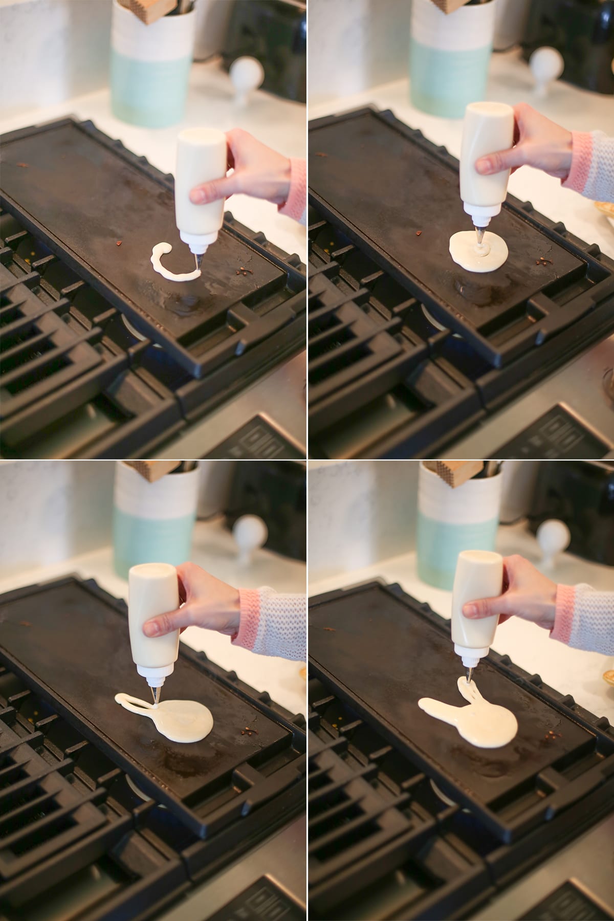 How to make bunny pancakes for Easter