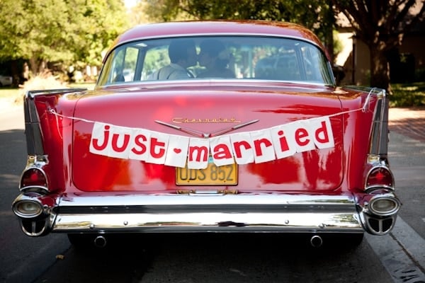we got married
