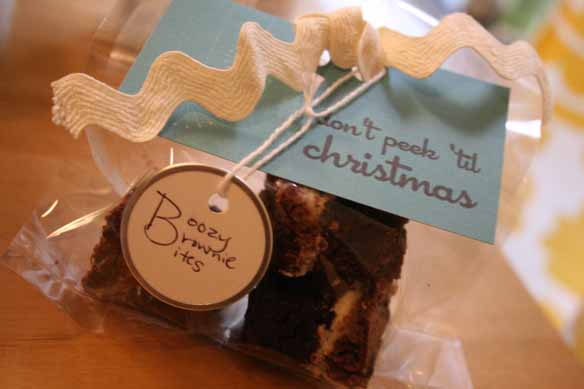 diy boozy brownie bites