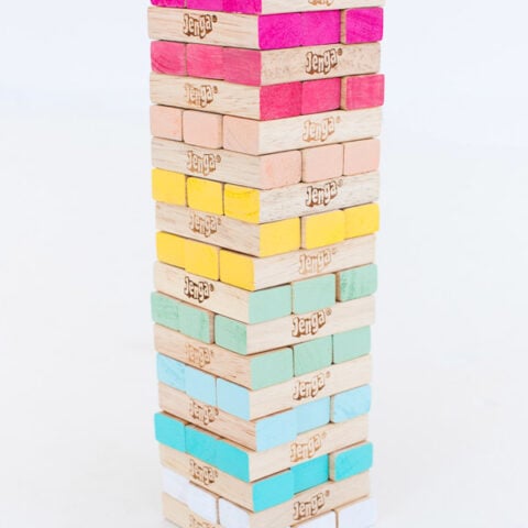 DIY Ombre Jenga