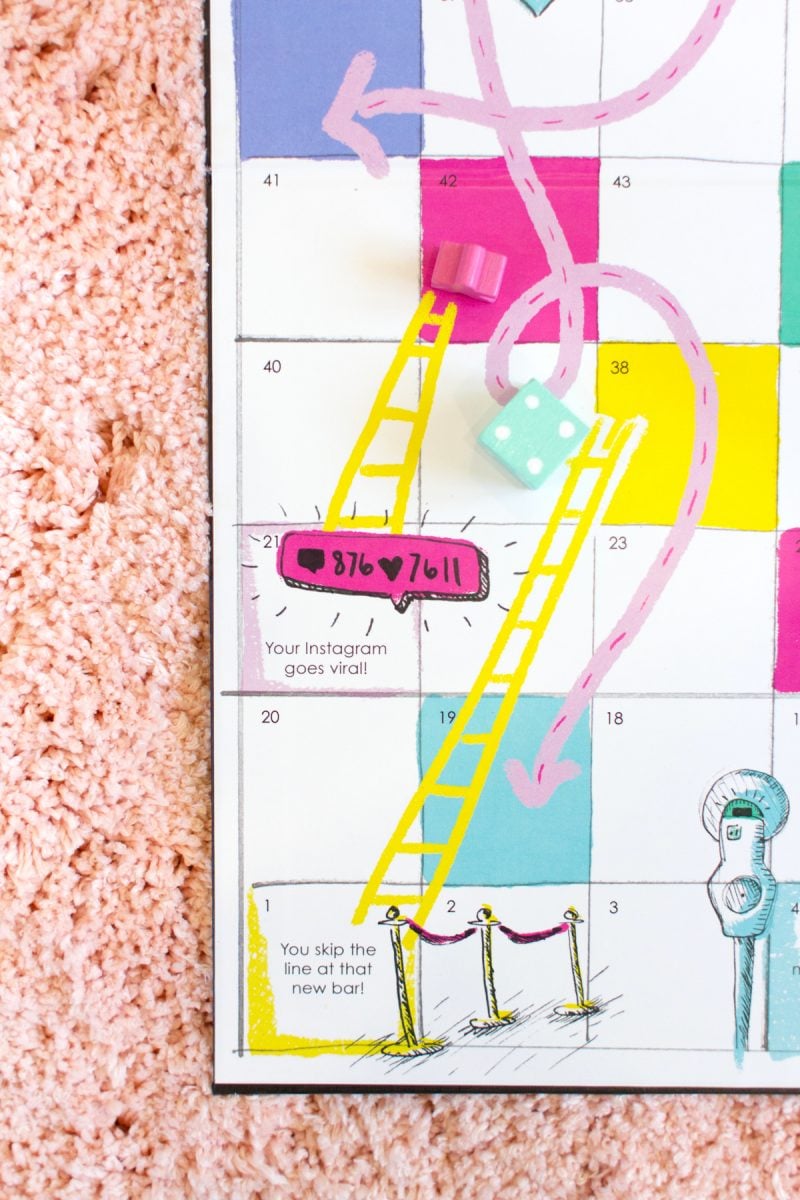Download and print your own Los Angeles Chutes and Ladders Game