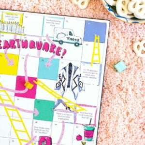 Download and print your own Los Angeles Chutes and Ladders Game