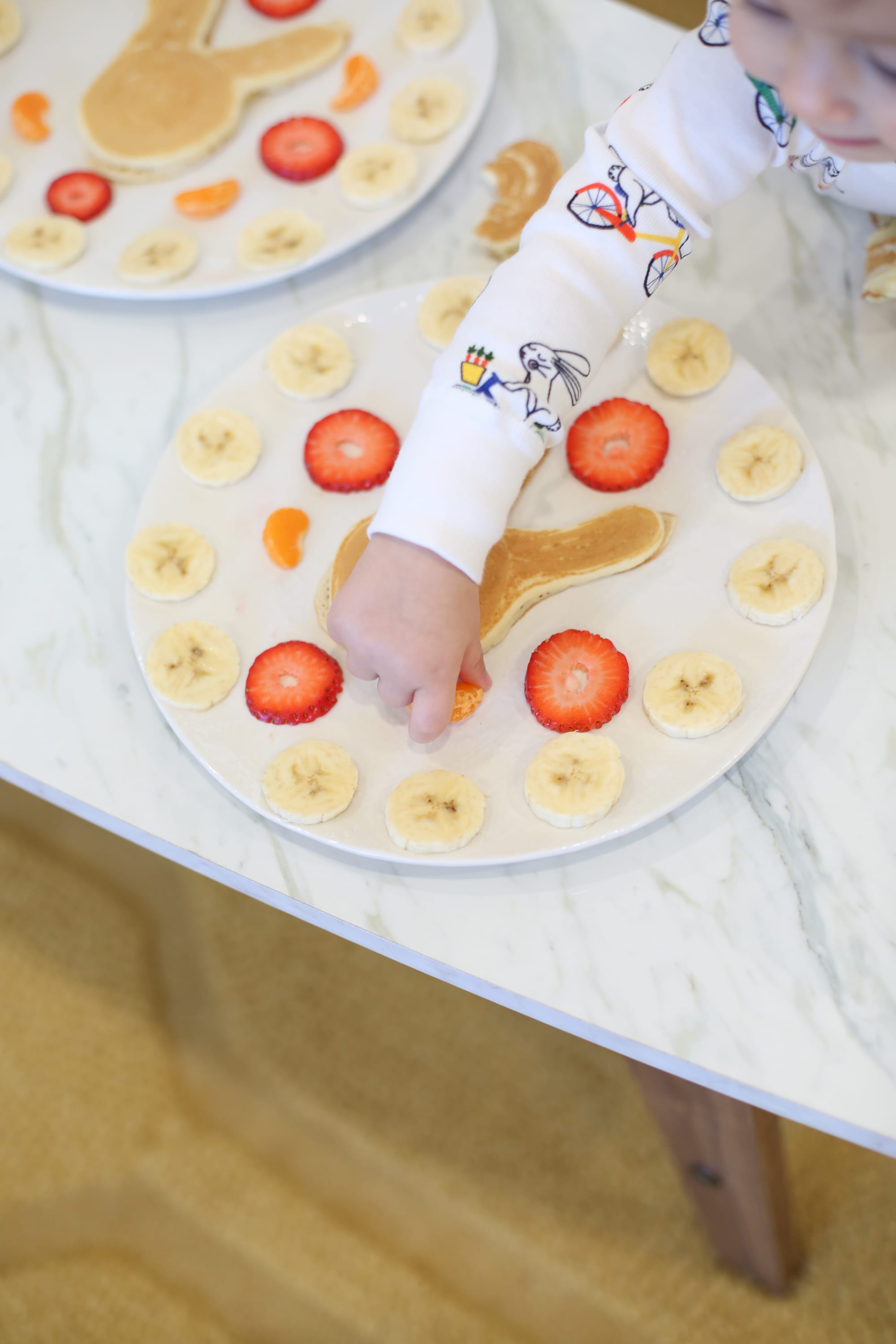 How to make bunny pancakes for Easter