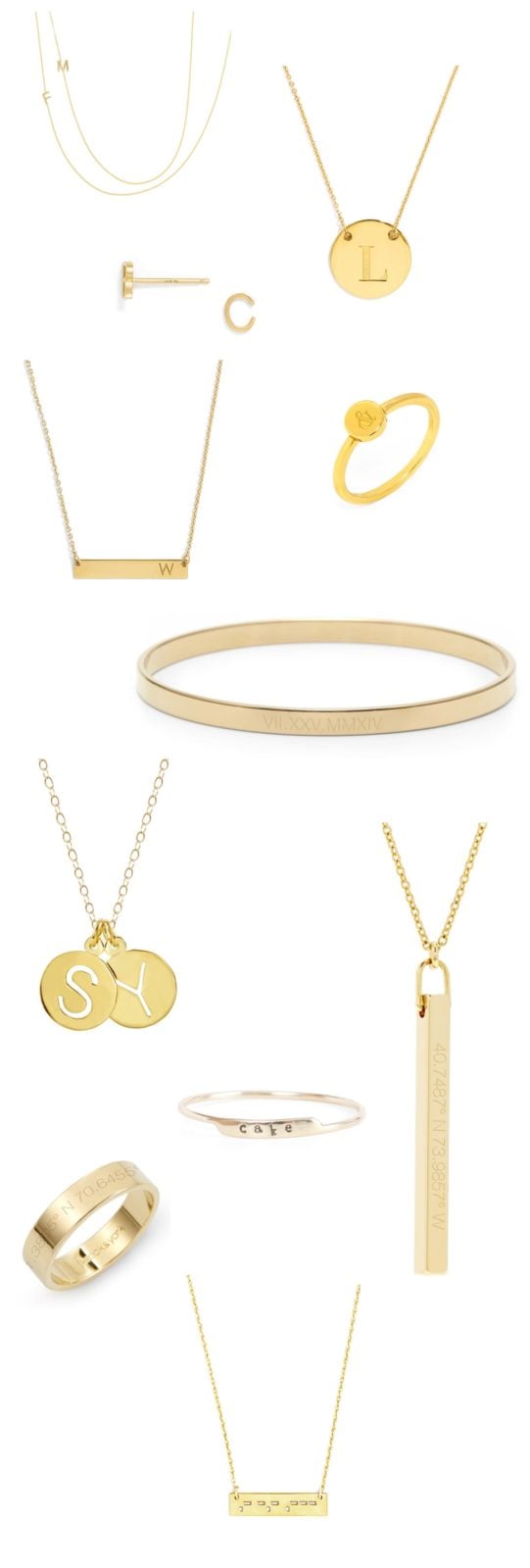 Personalized Jewelry Ideas for Moms