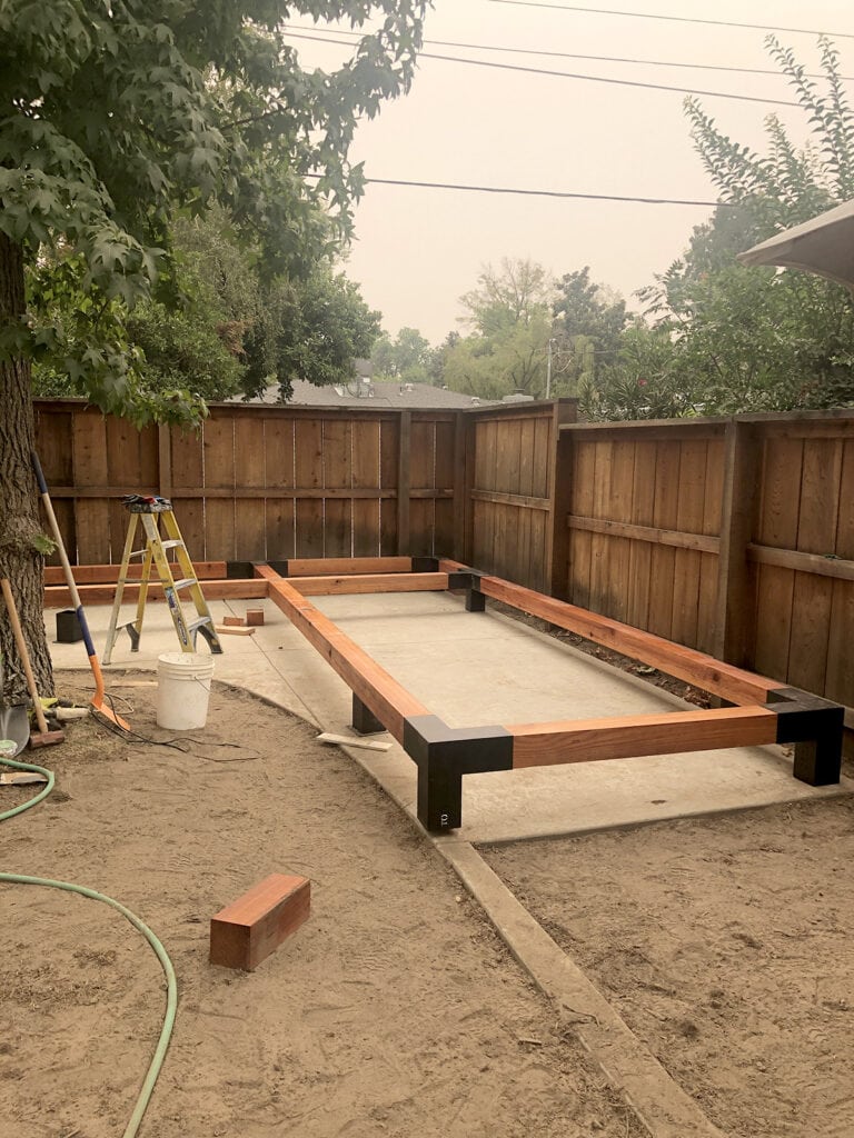 pergola progress