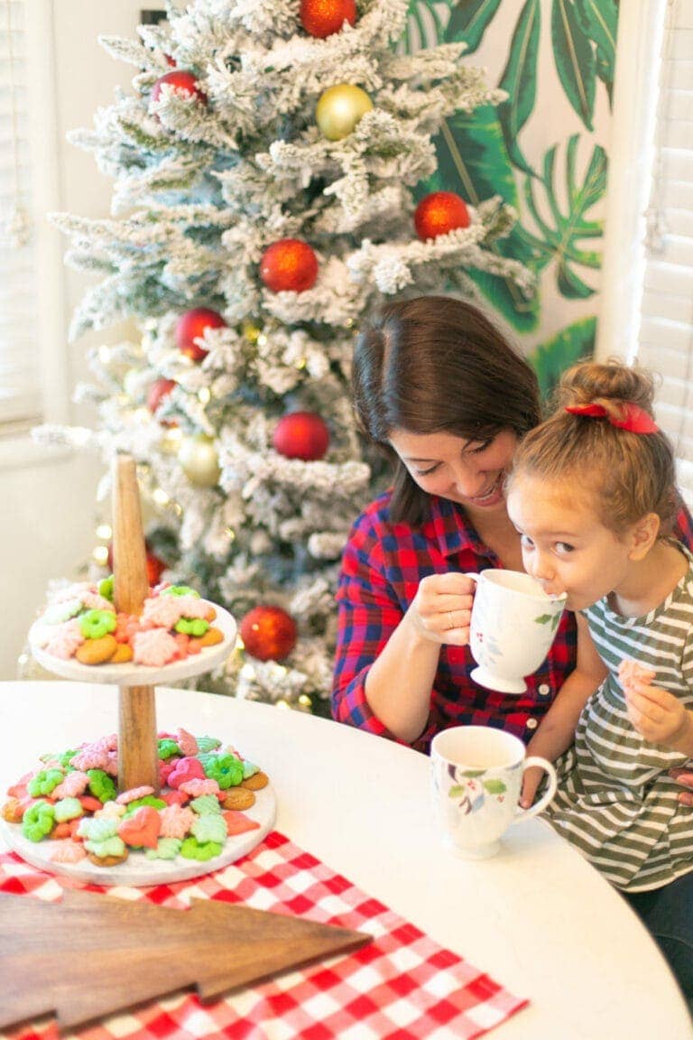 Christmas spritz cookie recipe