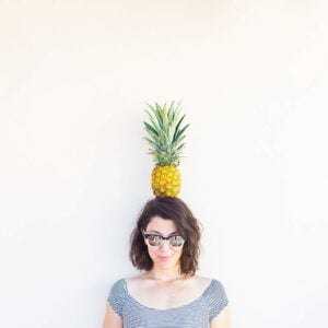 Pineapple Head Print