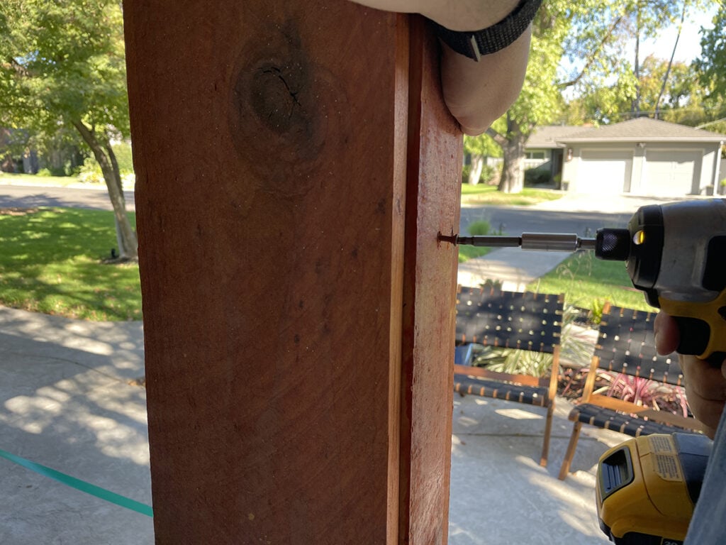 wrapping front porch posts