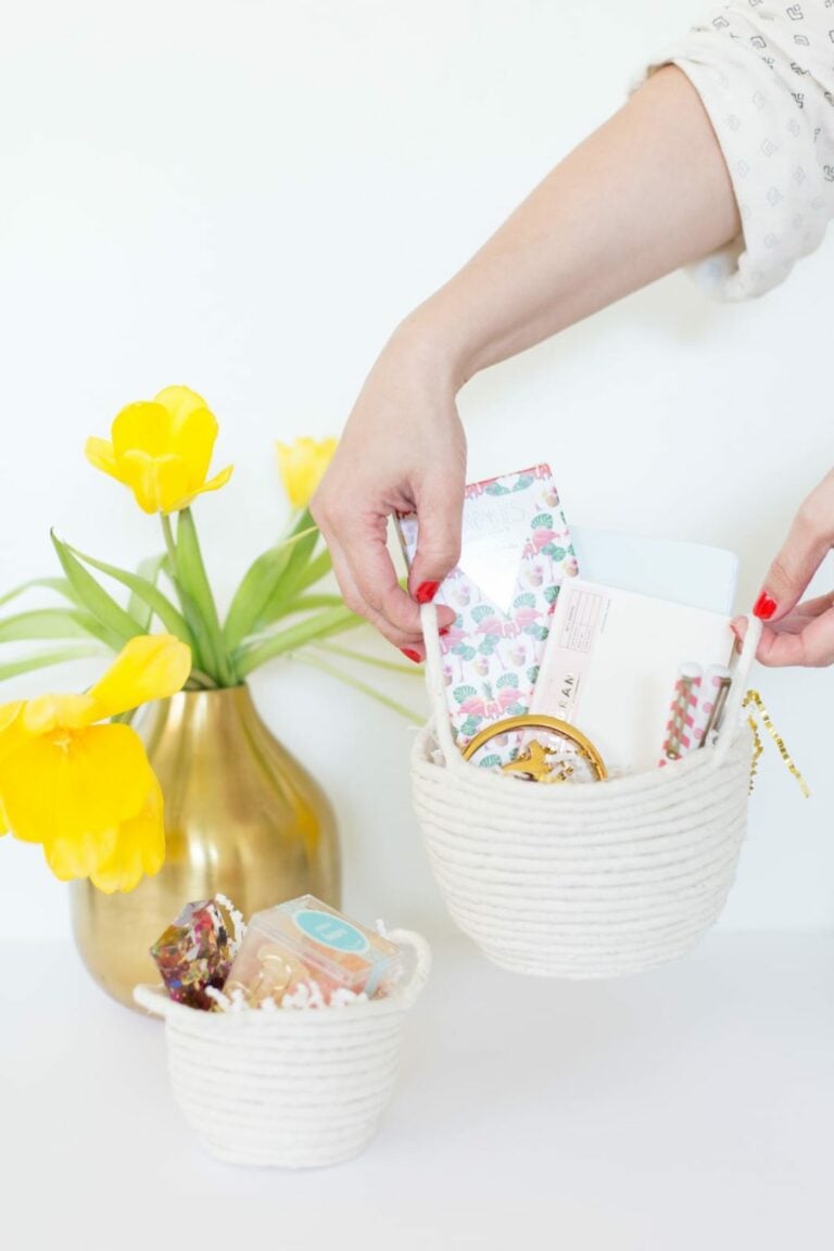 How to Make Rope Easter Baskets