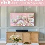 spring frame tv art